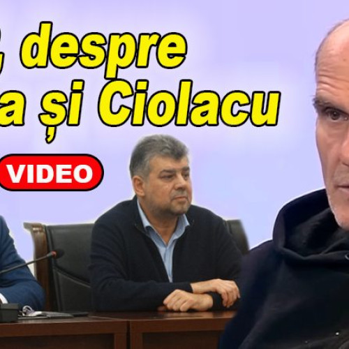 Cristian Tudor Popescu laudă inițiativele politice ale lui Marcel Ciolacu și Constantin Toma