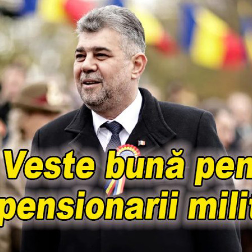 Creșterea pensiilor pentru pensionarii militari