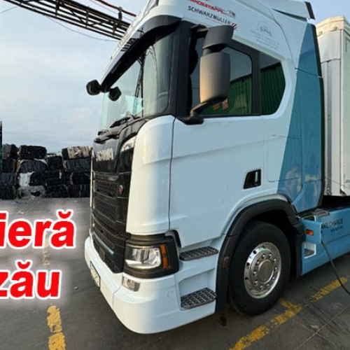 GreenTech testează primul camion electric în Buzău