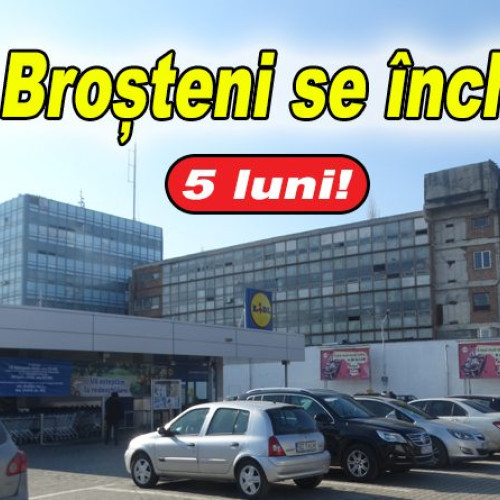 Închiderea supermarketului LIDL Brosteni pentru reamenajare