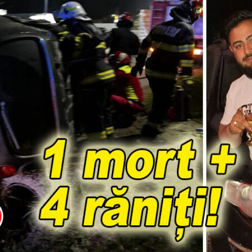 Accident rutier grav la Calvini
