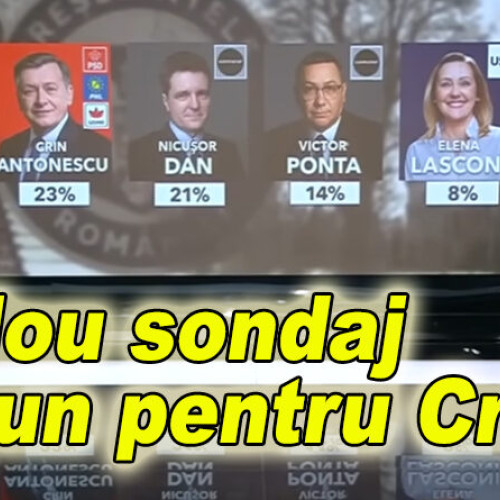 Crin Antonescu pe locul 2 într-un nou sondaj