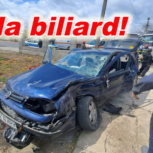 Accident rutier în Cioranca, la intersecția E85