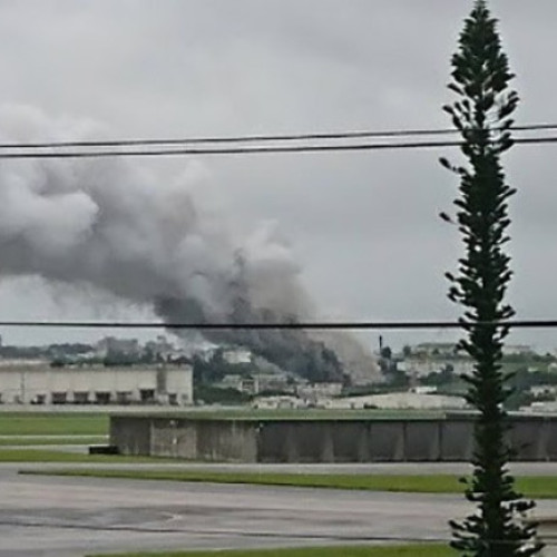 Explozie într-un hangar cu bombe vechi pe o bază militară americană în Okinawa, cel puțin patru persoane rănite