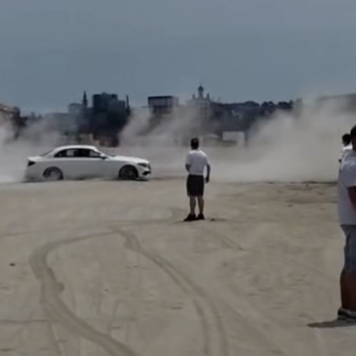 Bărbat amendat după drifturi pe plaja din Constanța