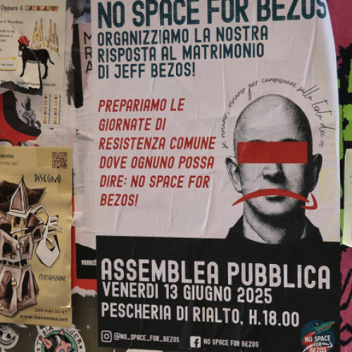 Nunta de lux a lui Jeff Bezos în Venetia a stârnit controverse