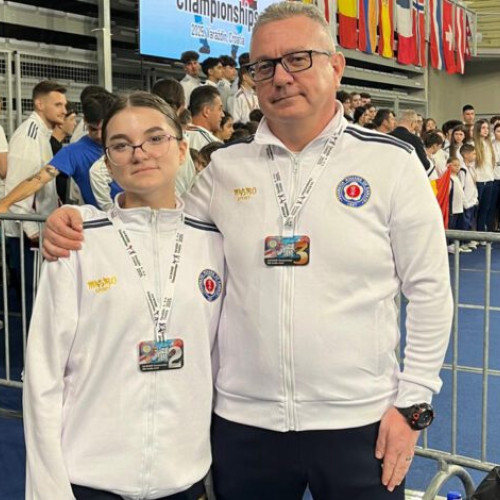 FOTO | Tată și fiică, din nou medaliați la același campionat mondial