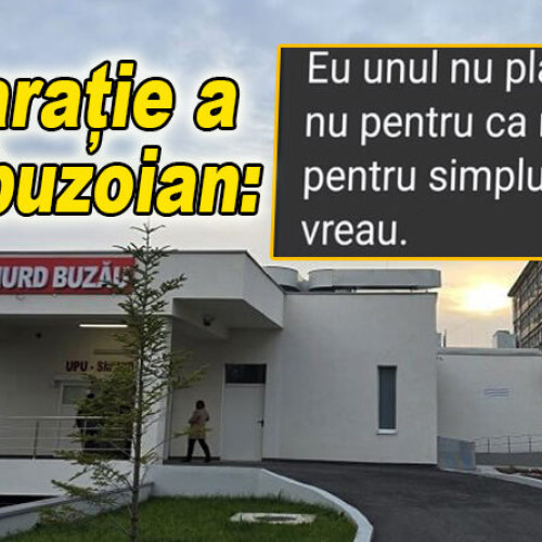 Mulți buzoieni vor servicii medicale ireproșabile, dar fără să plătească