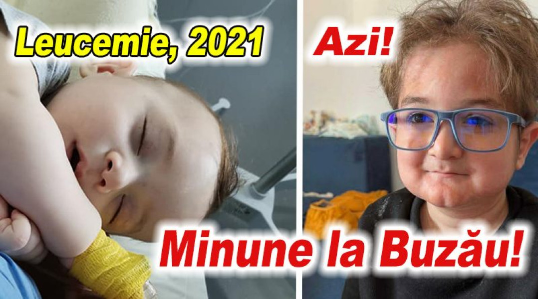 Radu, 5 ani, vindecat după lupta cu leucemia și donațiile buzoienilor