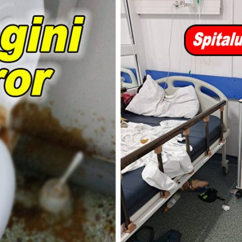 Imagini cu „dezastrul” lăsat de o pacientă de la Pediatrie, pe grupul Buzau Online