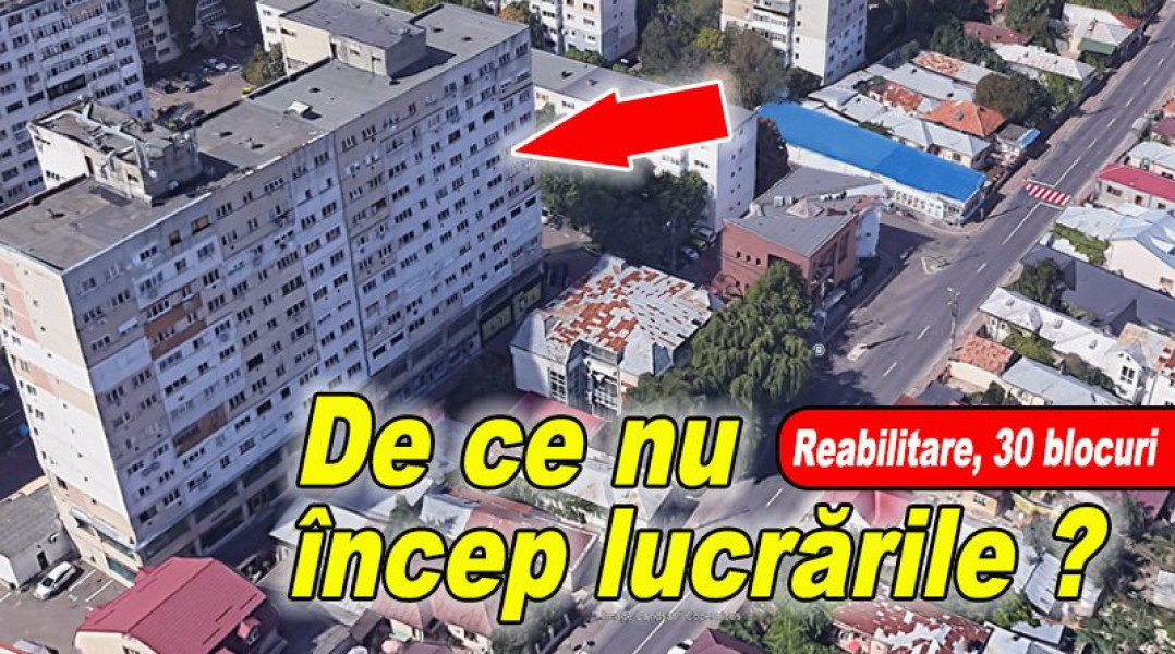 Buzău: întârzieri în reabilitarea blocurilor proiectului european
