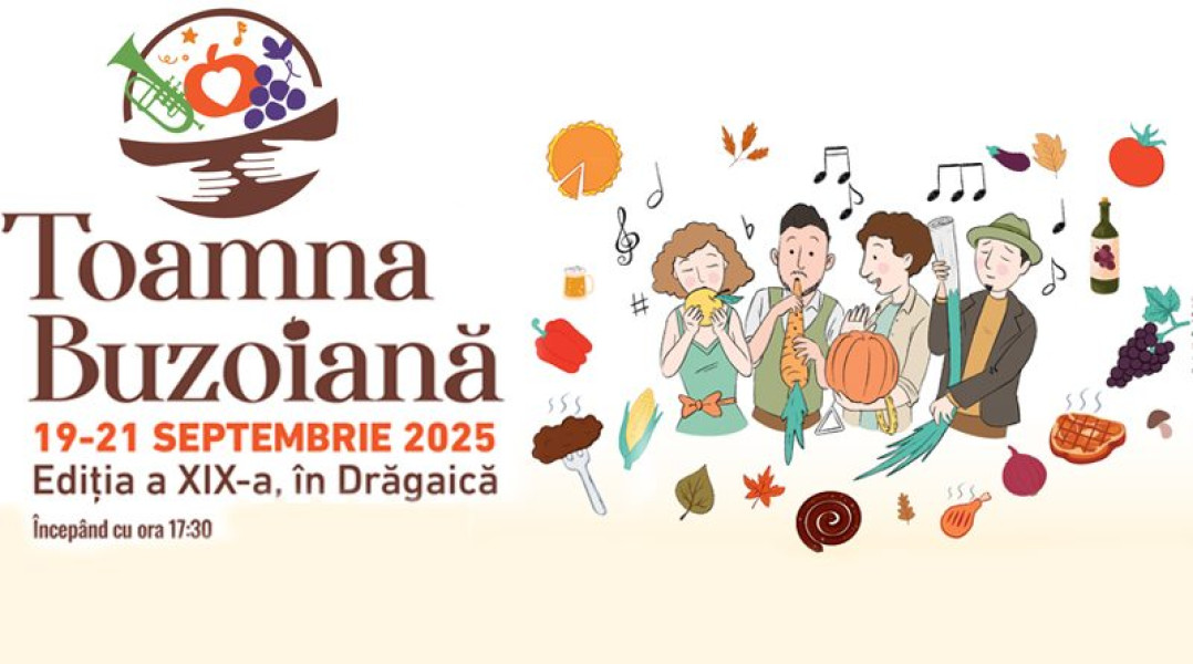 Festivalul Toamna Buzoiană reunește producători și artiști într-un program divers