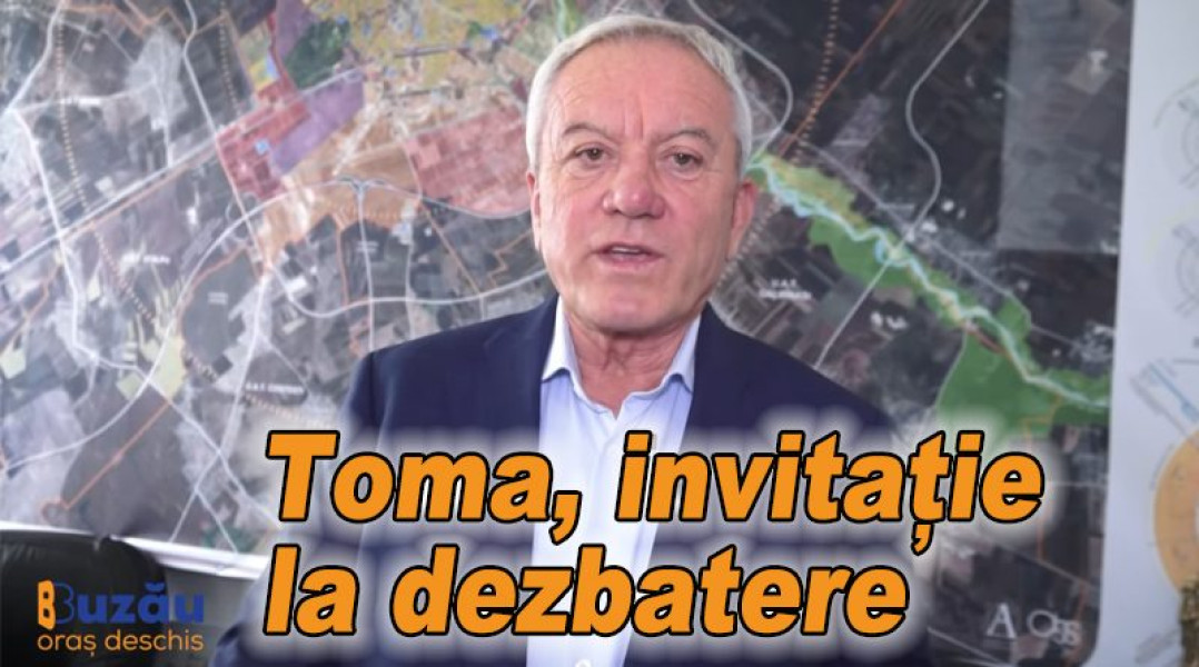 Primarul Toma invită buzoienii la dezbaterea proiectului pentru neutralitate climatică