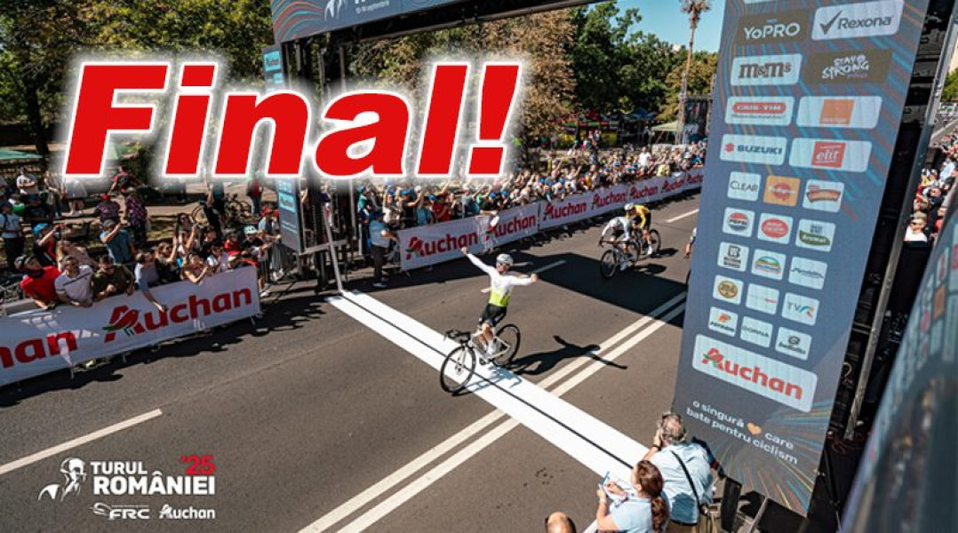 Turul României 2025 a străbătut 830 km cu peste 150 de cicliști și sute de participanți amatori