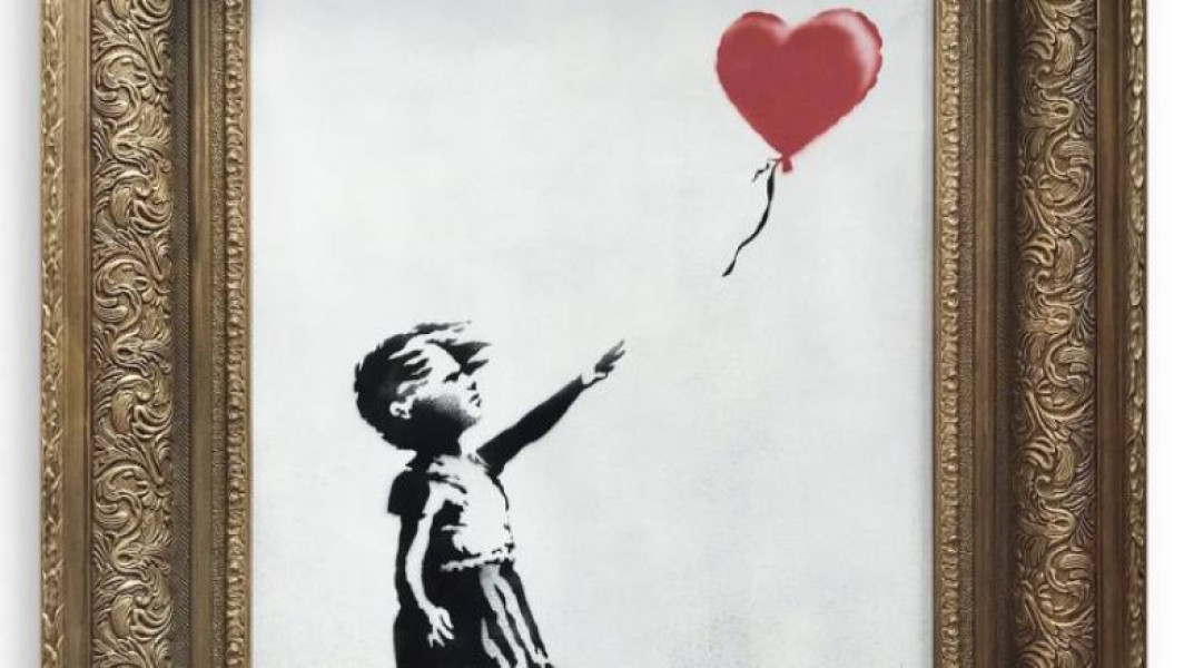 Un print Banksy evaluat la 270.000 de lire, furat în 36 de secunde dintr-o galerie londoneză