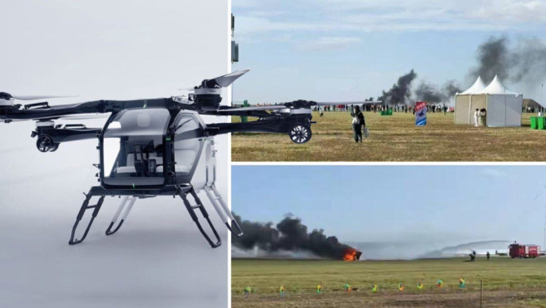 Două maşini zburătoare Xpeng s-au ciocnit la o repetiţie pentru un spectacol aerian din China