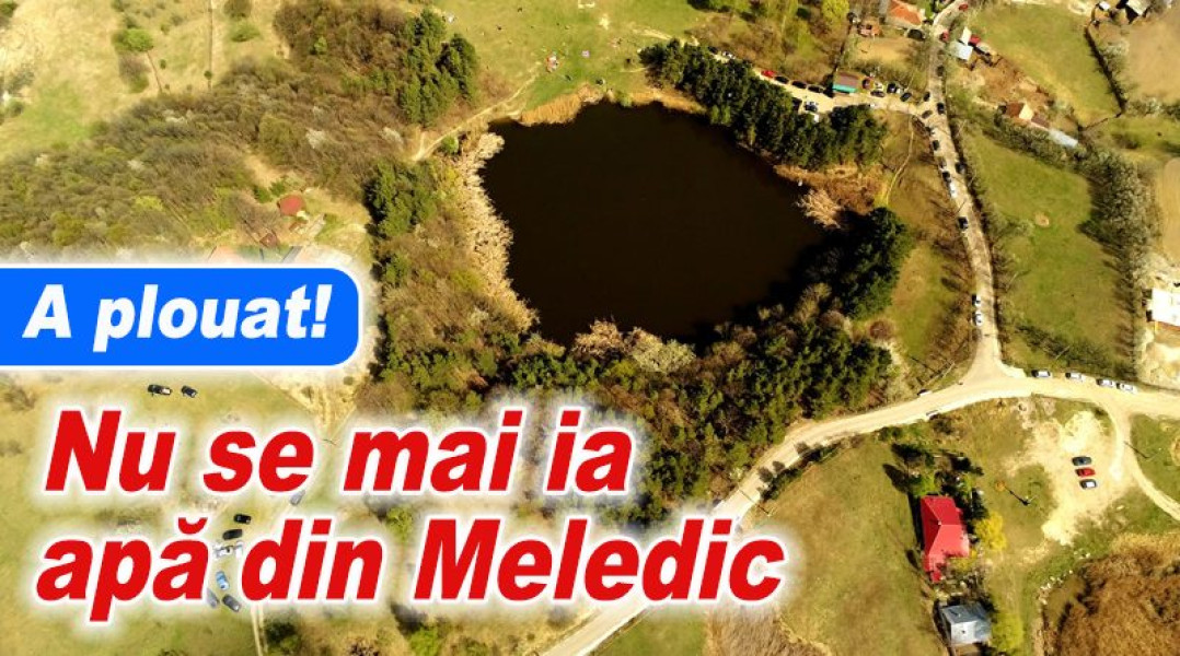 Controverse privind captarea temporară a apei din lacul Meledic, amânată pentru anul viitor