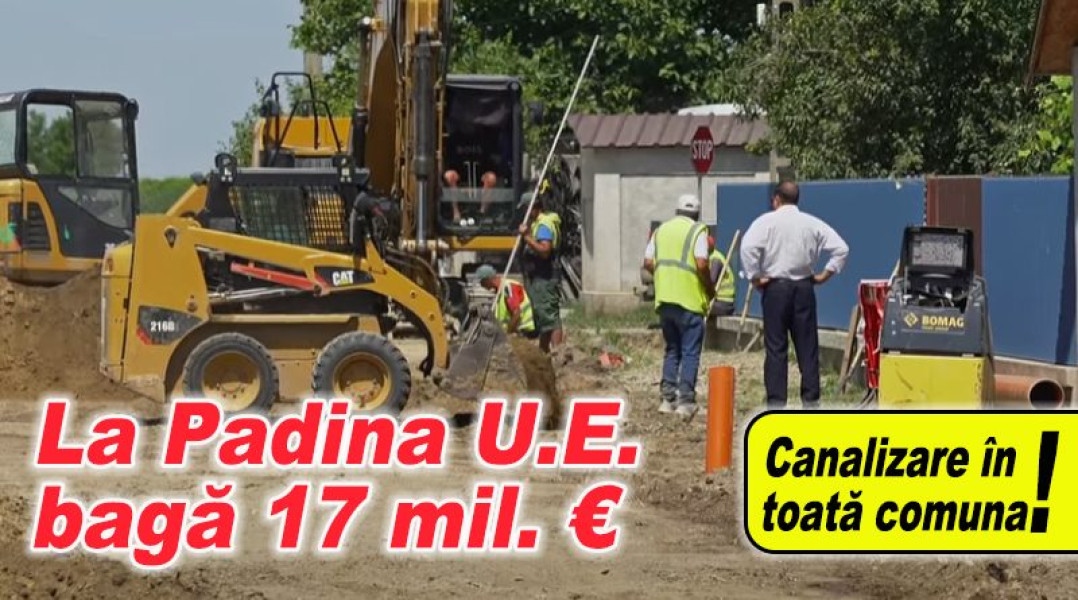 Investiții europene majore schimbă viața localnicilor din Padina și Bisoca
