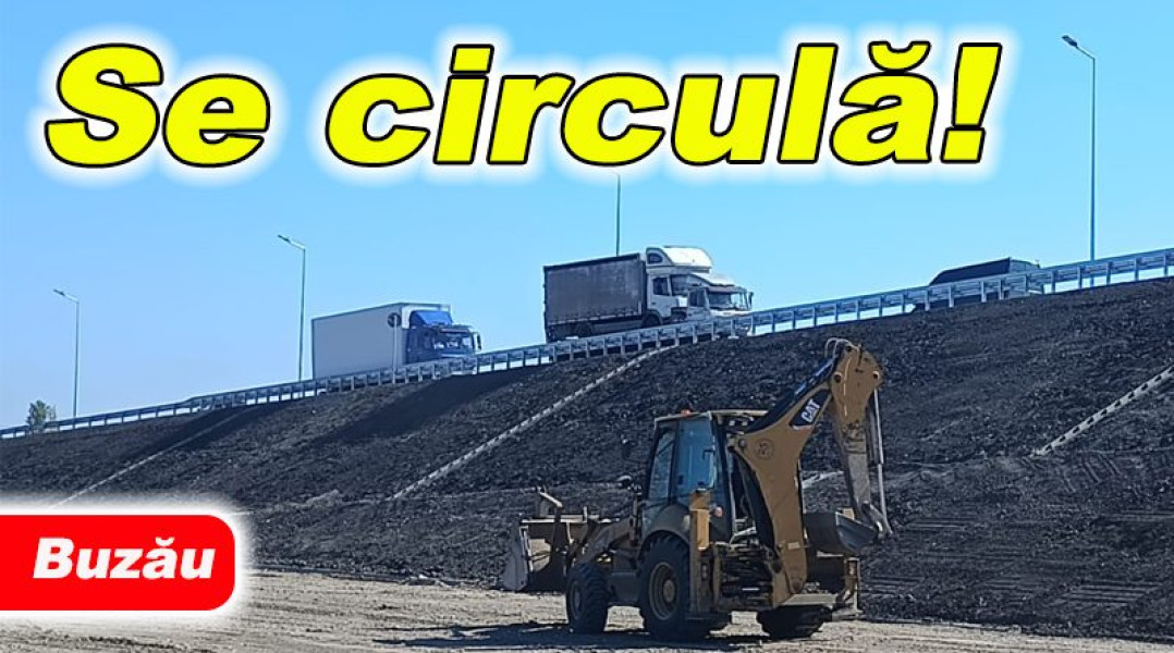 Deschis podul nou peste autostrada A7 între Buzău și Spătaru